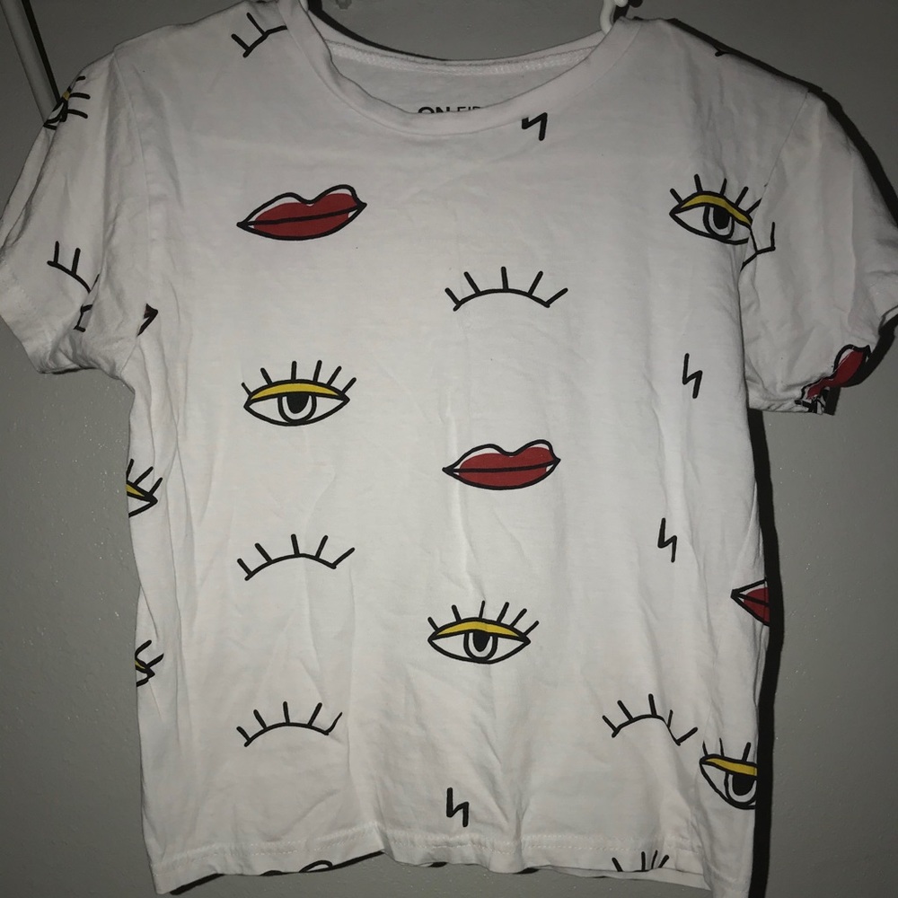 On Fire Graphic Tee Shirt